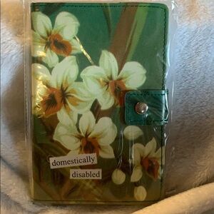 Anne Taintor notebook cover“domestically disabled”